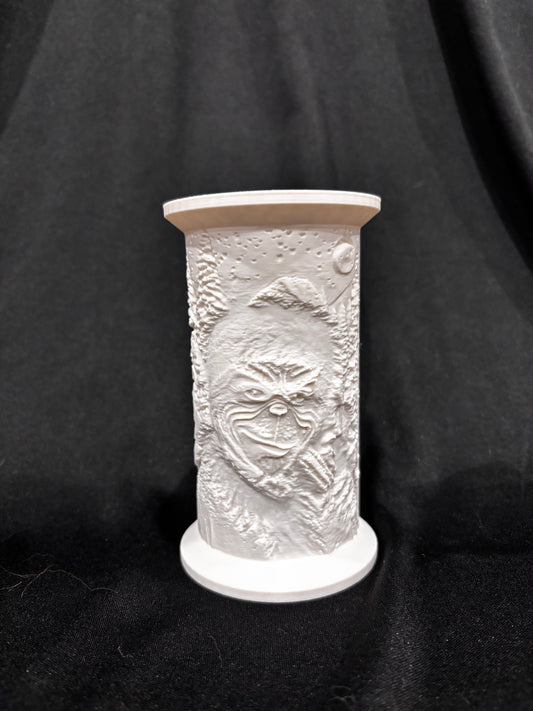 Grinch Litho with Tea Light