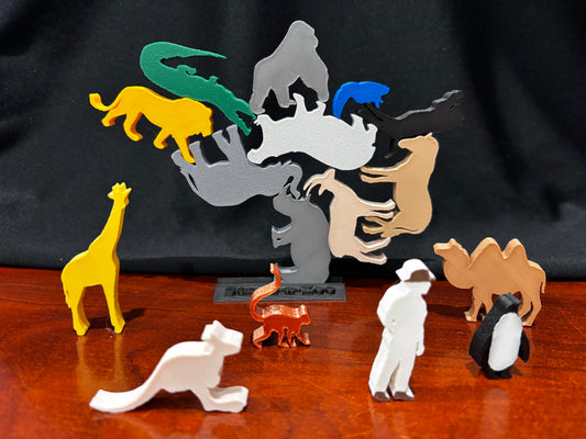 Stack a Zoo Game Solo play