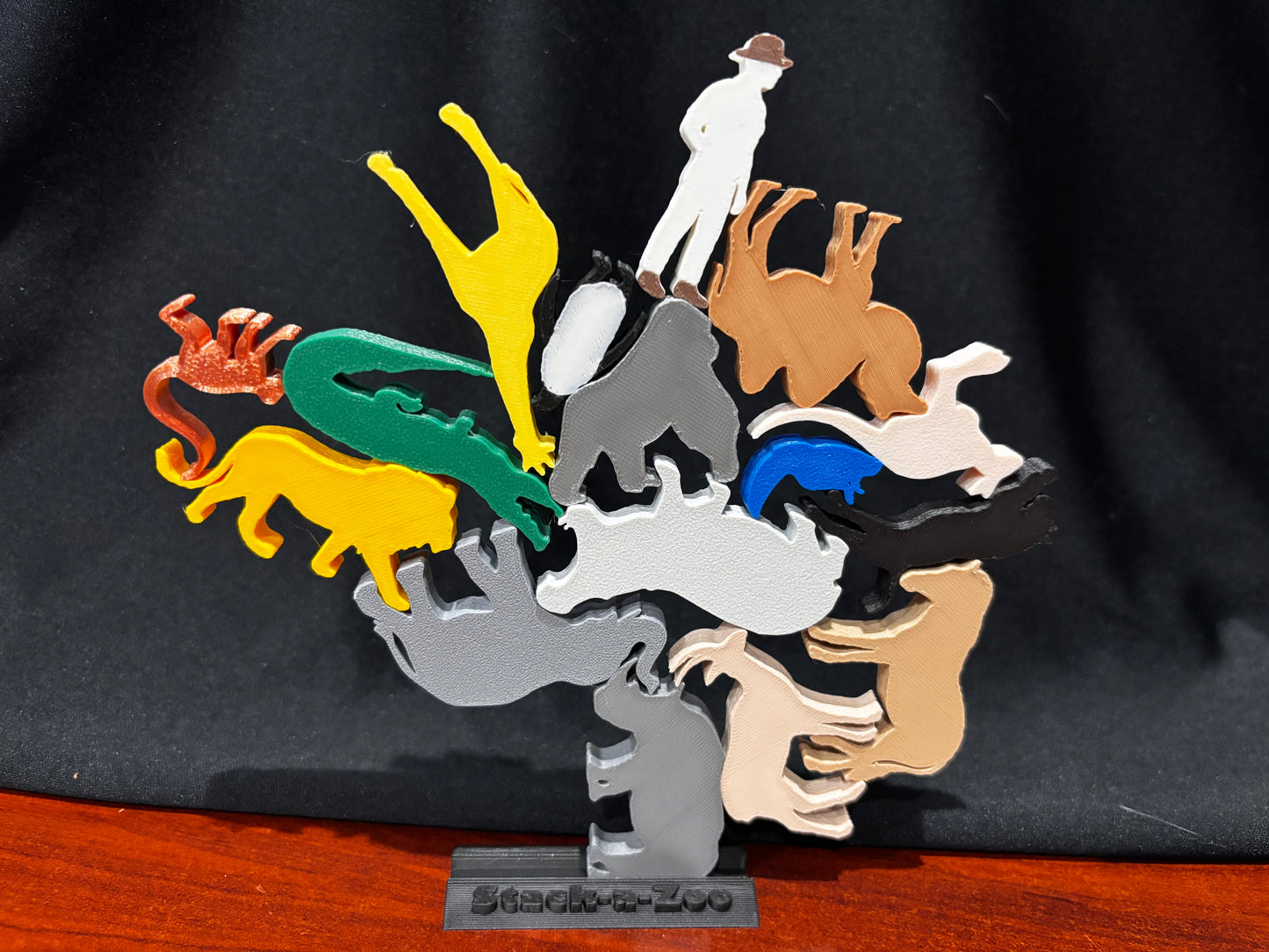 Stack a Zoo Game Solo play