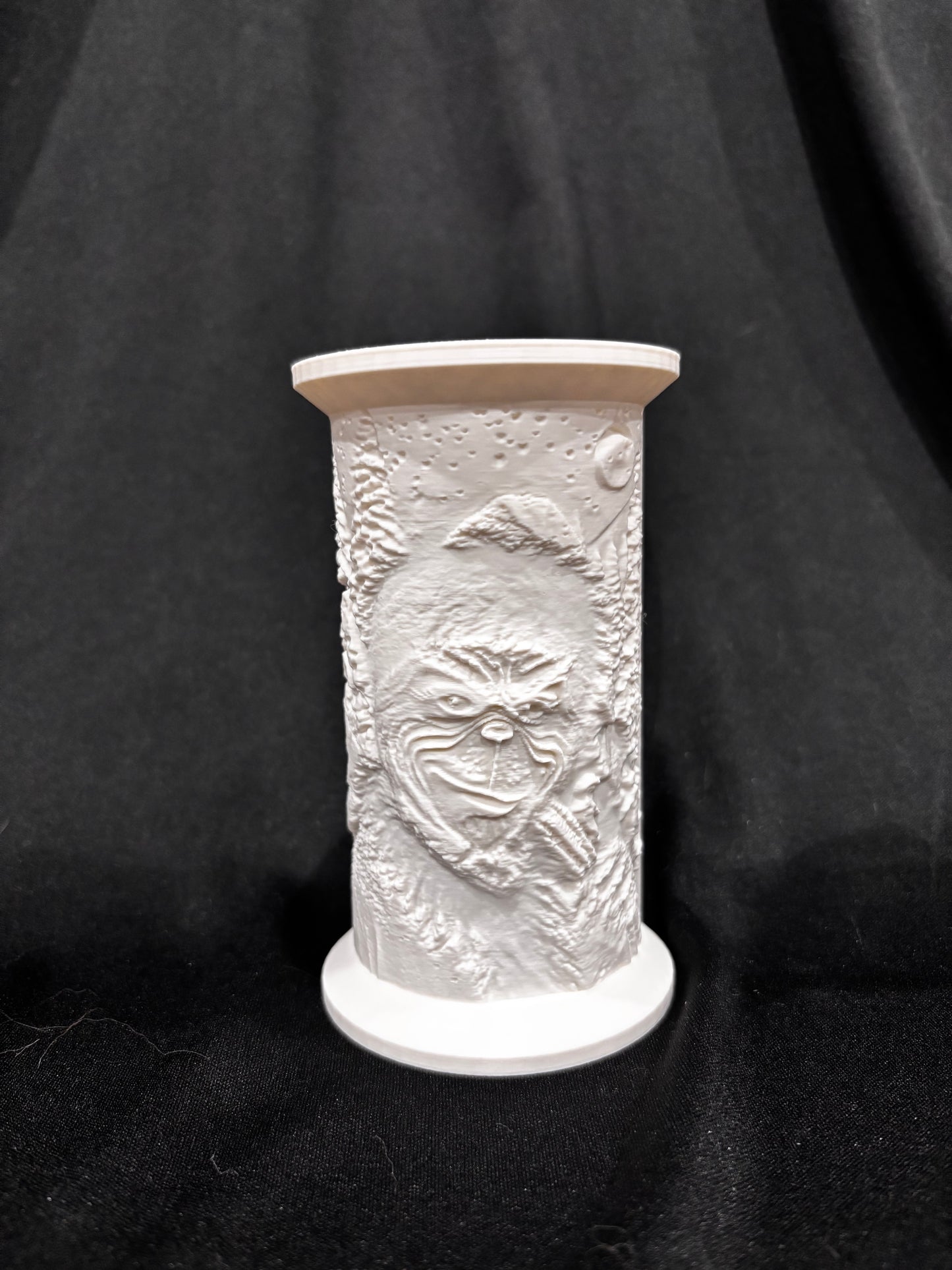 Grinch Litho with Tea Light