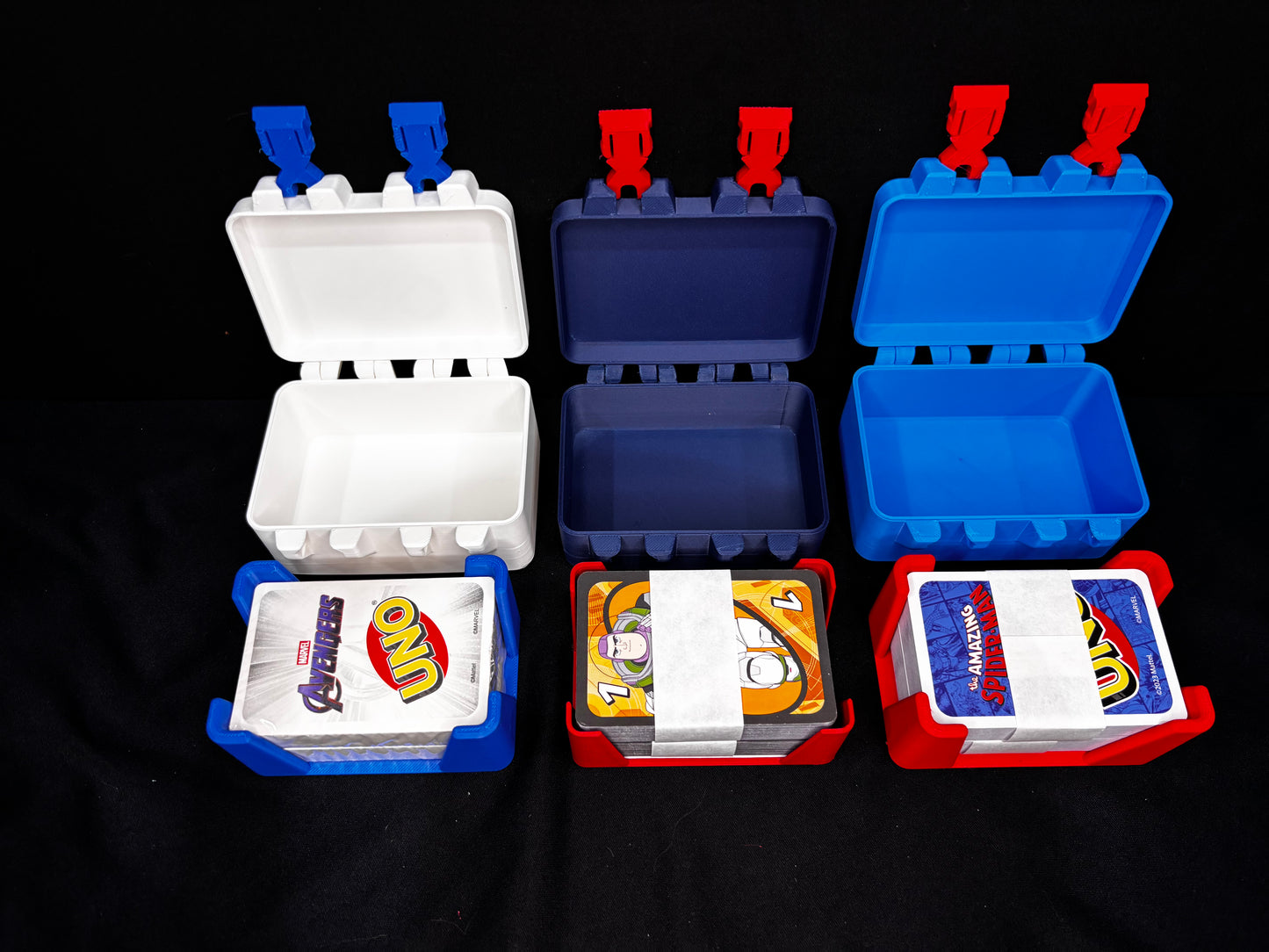 Card game box (UNO Spiderman game included)